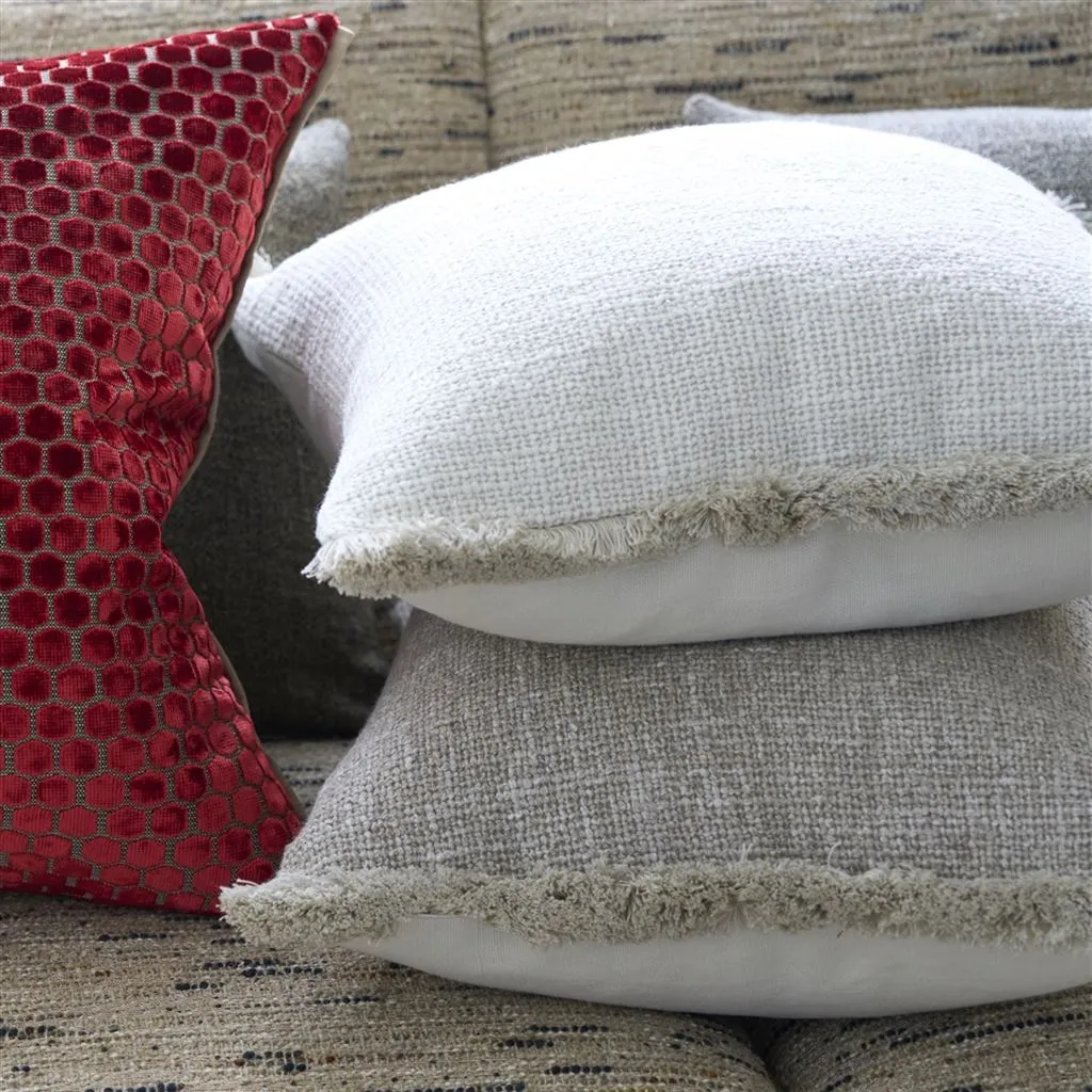 Designers Guild Charroux Natural Boucle Decorative Pillow