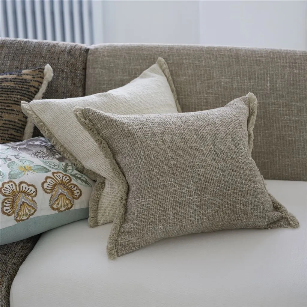 Designers Guild Charroux Natural Boucle Decorative Pillow