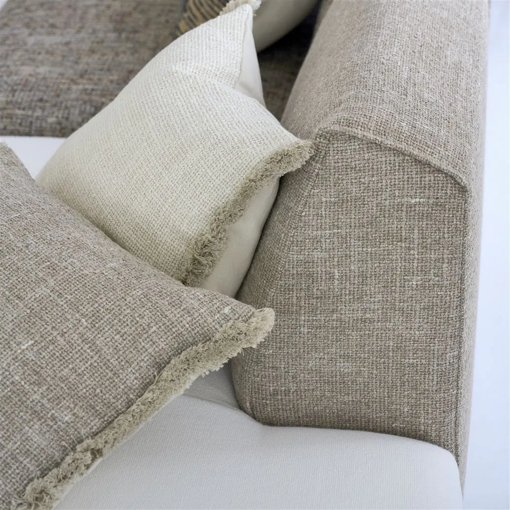 Designers Guild Charroux Natural Boucle Decorative Pillow