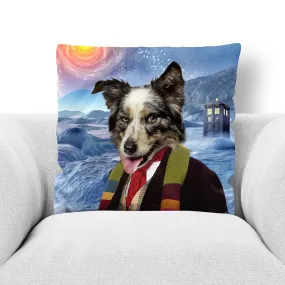 DOCTOR HOOT - CUSTOM PET PORTRAIT THROW PILLOW