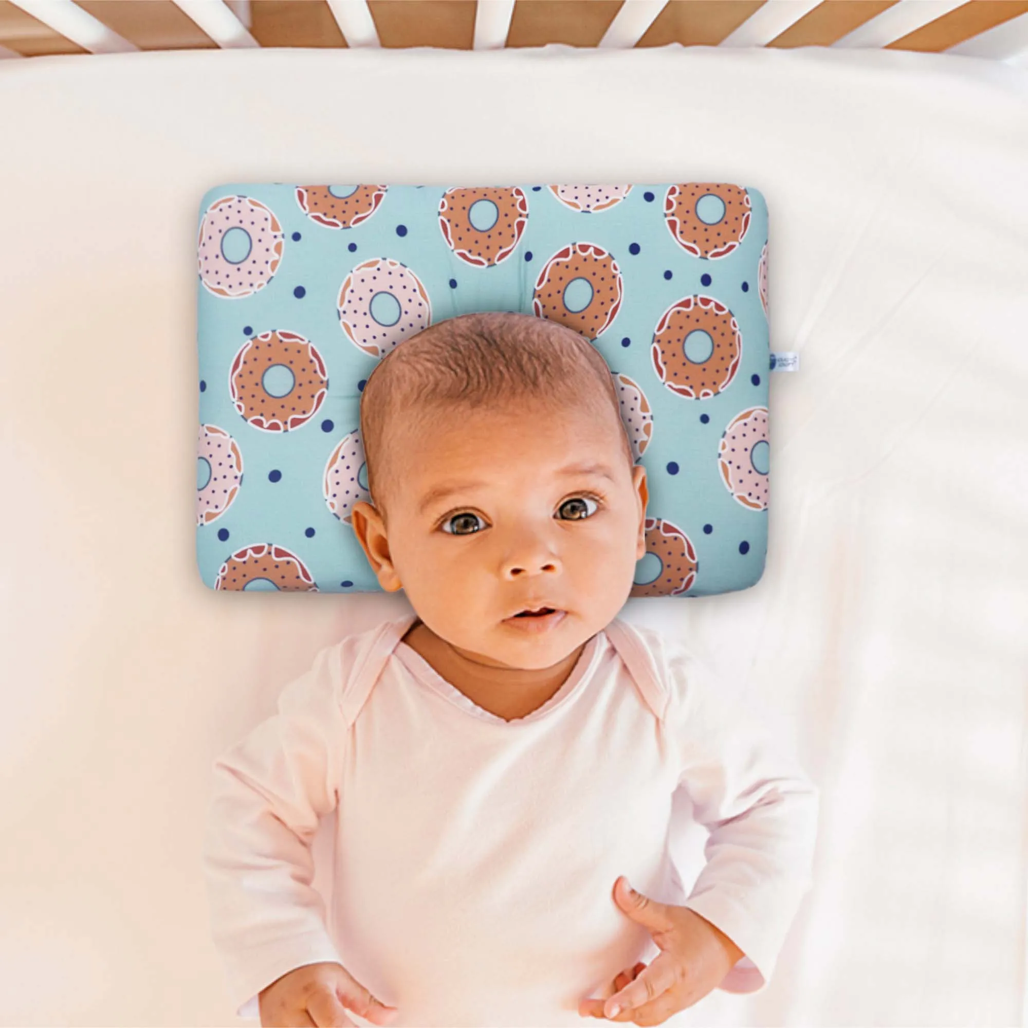 Donuts New Born Pillow | Baby Pillow | Head Shaping Pillow