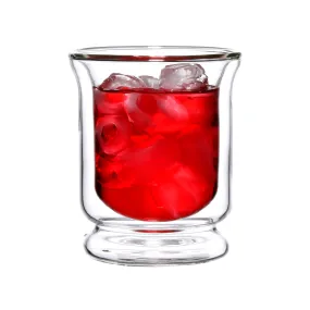 Double Wall Glass Cup-Whisky (200ml)-2pcs