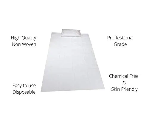 Dreamweavers Non Woven Disposable Sheet roll for Spa, Hospitals, Salon, clinics (31 inch Width and 800 Meters Length)