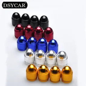 DSYCAR 4Pcs/Lot Bike Moto Car Tires Wheels Valve Stem Caps Dust Covers Car-Styling for Jeep Audi Ford BMW Lada opel toyota VW