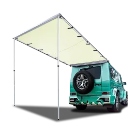 Durable 1.4m x 2m Car Side Awning, 420D Oxford Canvas