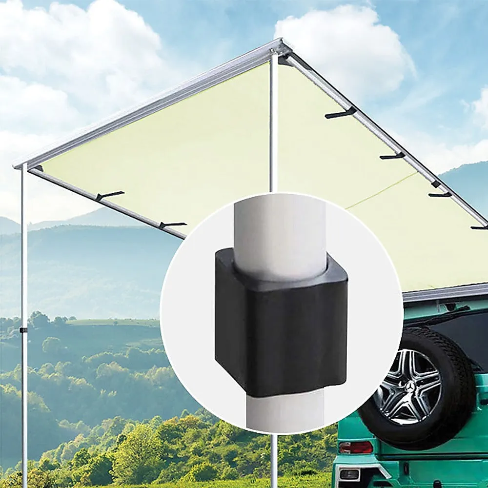 Durable 1.4m x 2m Car Side Awning, 420D Oxford Canvas