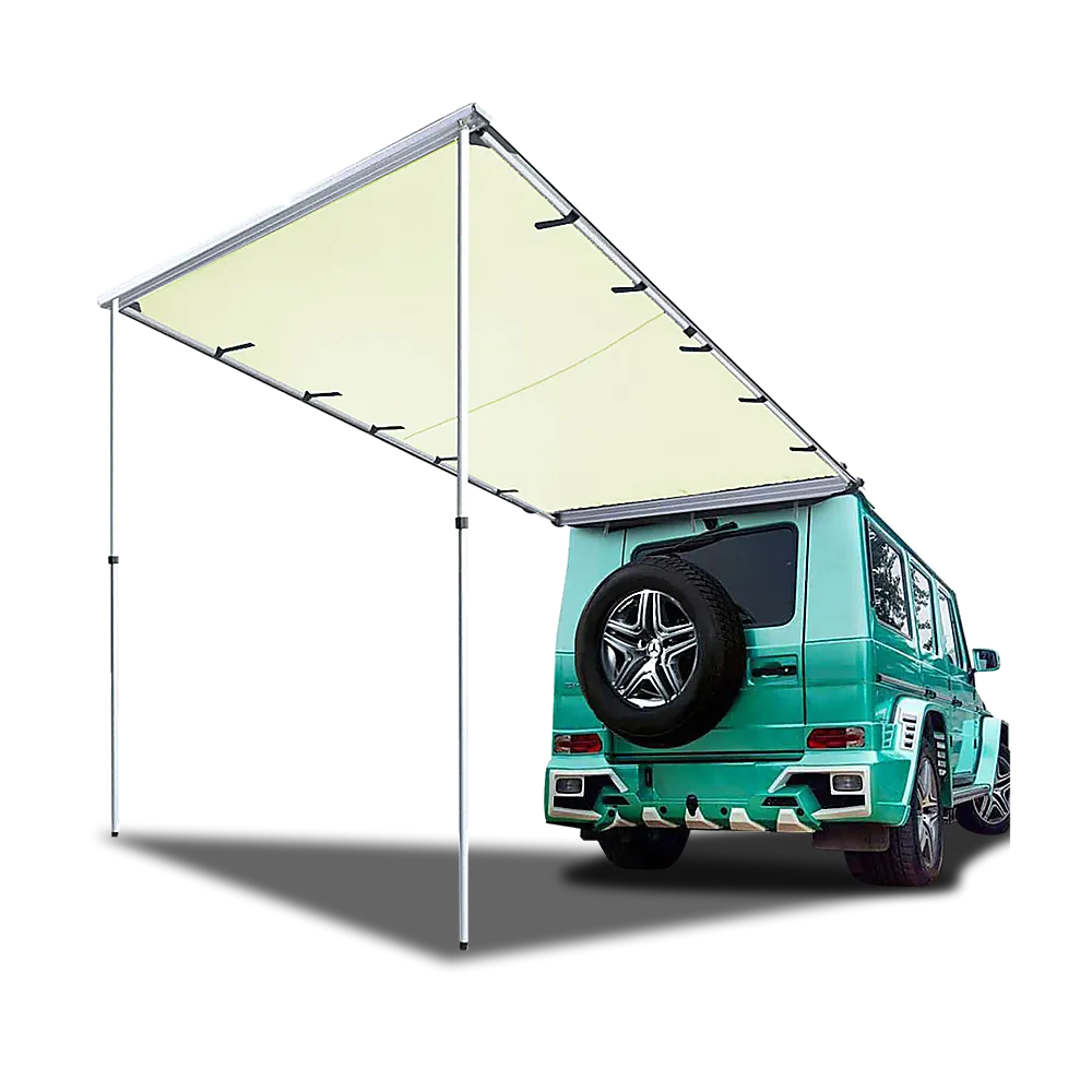 Durable 1.4m x 2m Car Side Awning, 420D Oxford Canvas