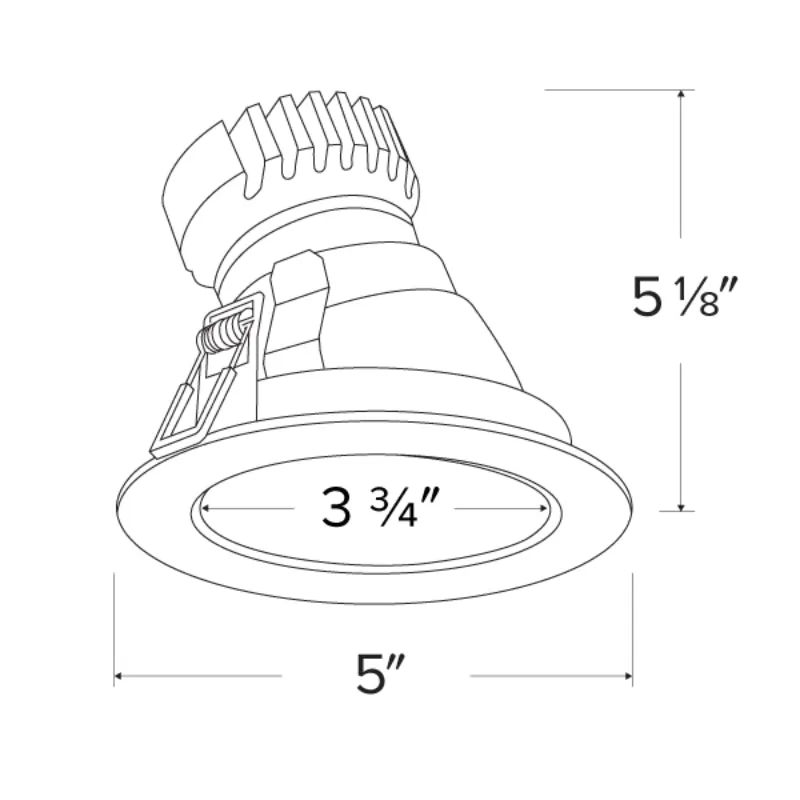 Elco EKCL4122 Pex 4" Round Adjustable Wall Wash