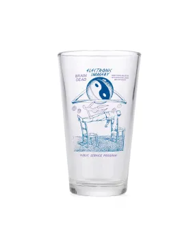 Electronic Imagery Pint Glass - Slate Blue