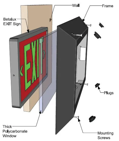 Exit Signs Institutional Frame