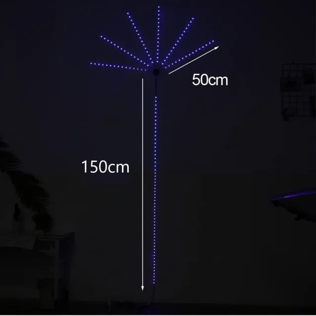 Firework Strips LED Sound Control Starburst Lights for Bedroom, Room Decor