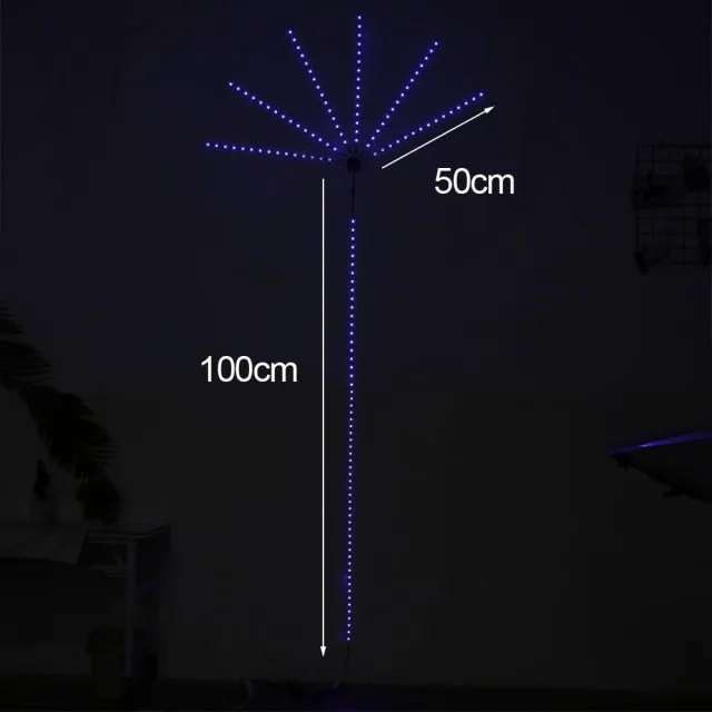 Firework Strips LED Sound Control Starburst Lights for Bedroom, Room Decor