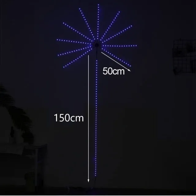 Firework Strips LED Sound Control Starburst Lights for Bedroom, Room Decor