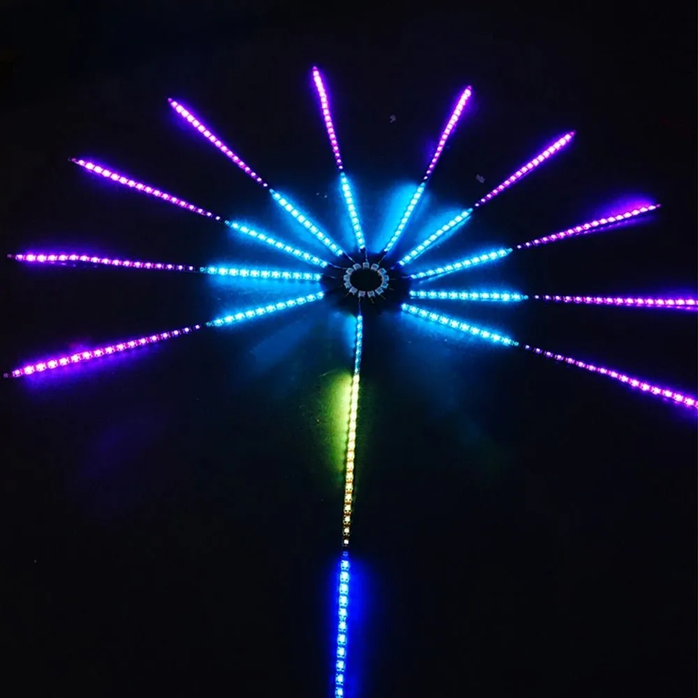 Firework Strips LED Sound Control Starburst Lights for Bedroom, Room Decor