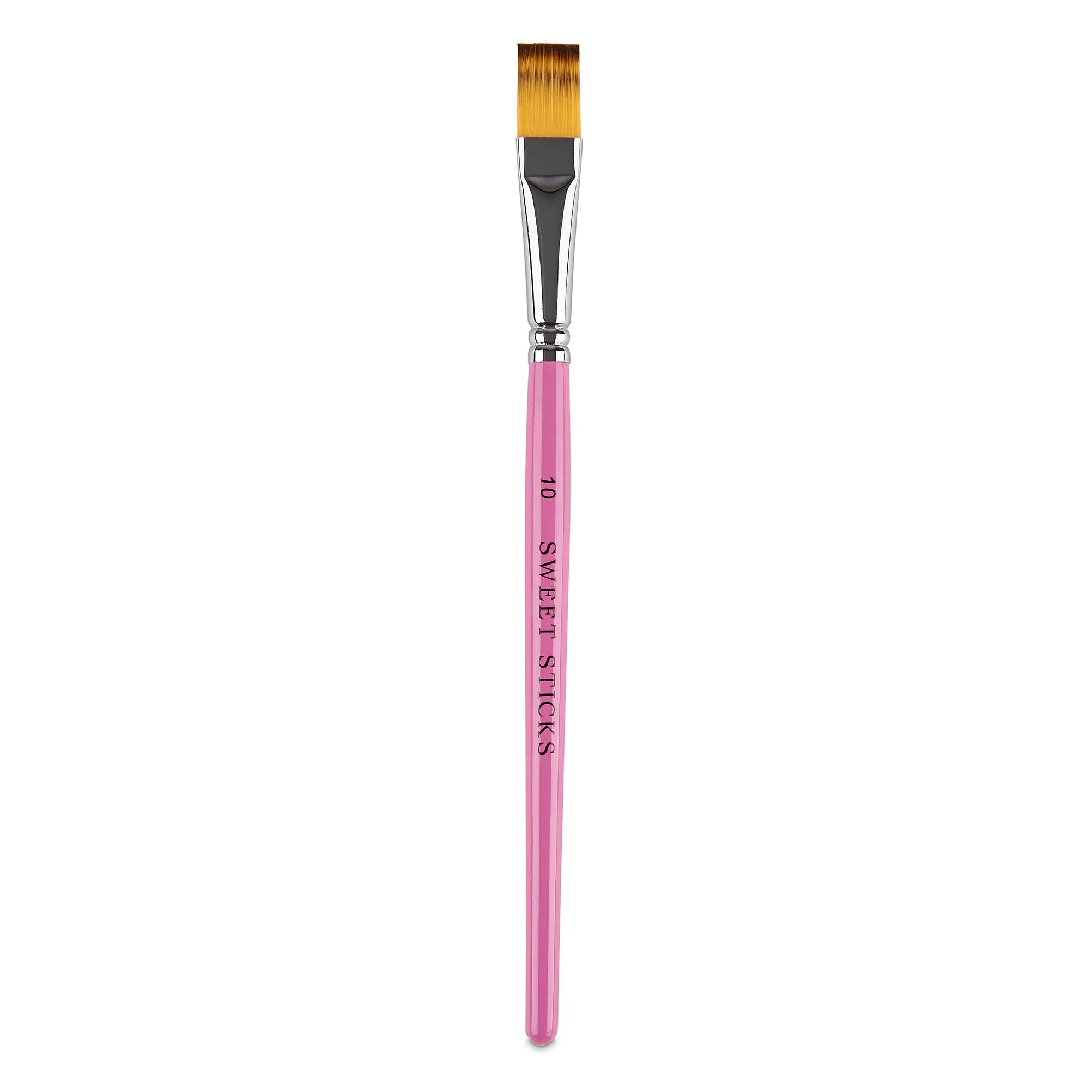 FLAT BRUSH #10 Food Grade Culinary Paint Brush by Sweet Sticks use with Edible Paint, Cookie Painting, Cake Decorating