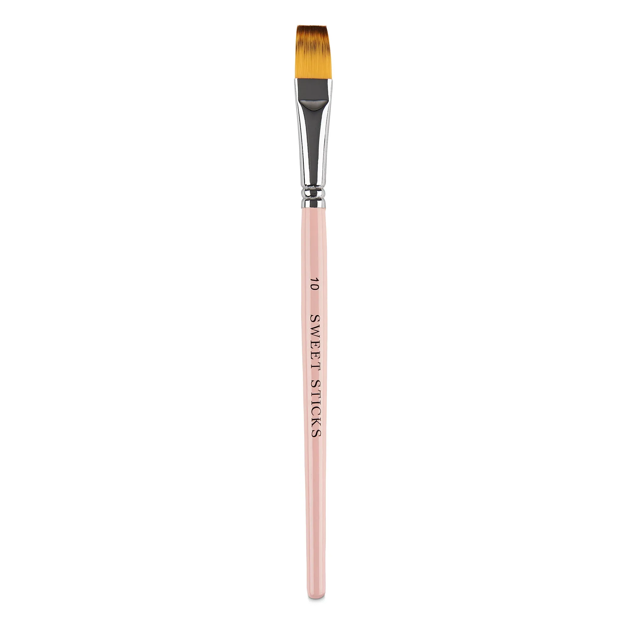 FLAT BRUSH #10 Food Grade Culinary Paint Brush by Sweet Sticks use with Edible Paint, Cookie Painting, Cake Decorating