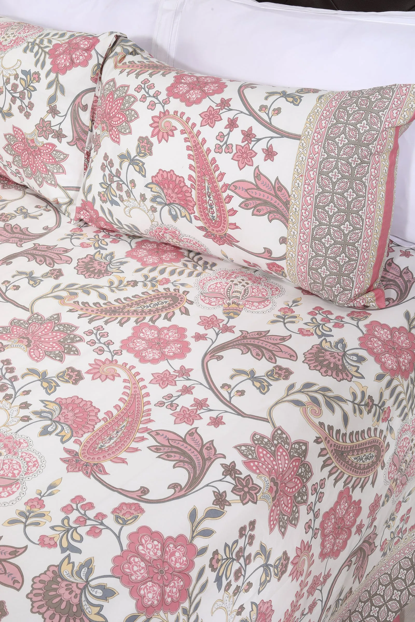 Floral Grace Cotton Bedsheet