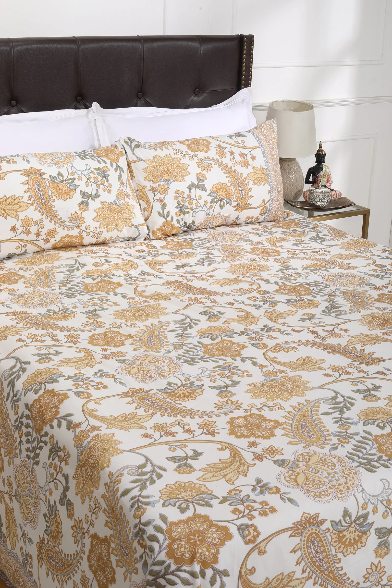 Floral Grace Cotton Bedsheet