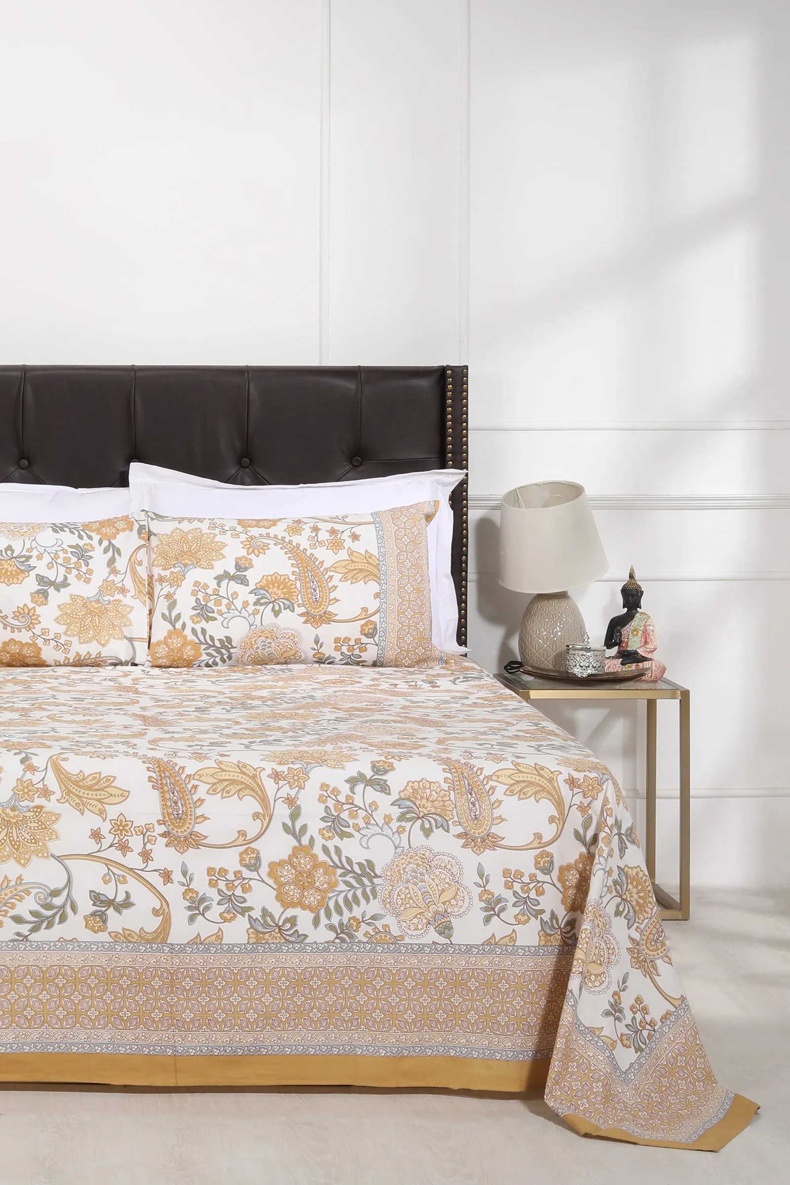 Floral Grace Cotton Bedsheet