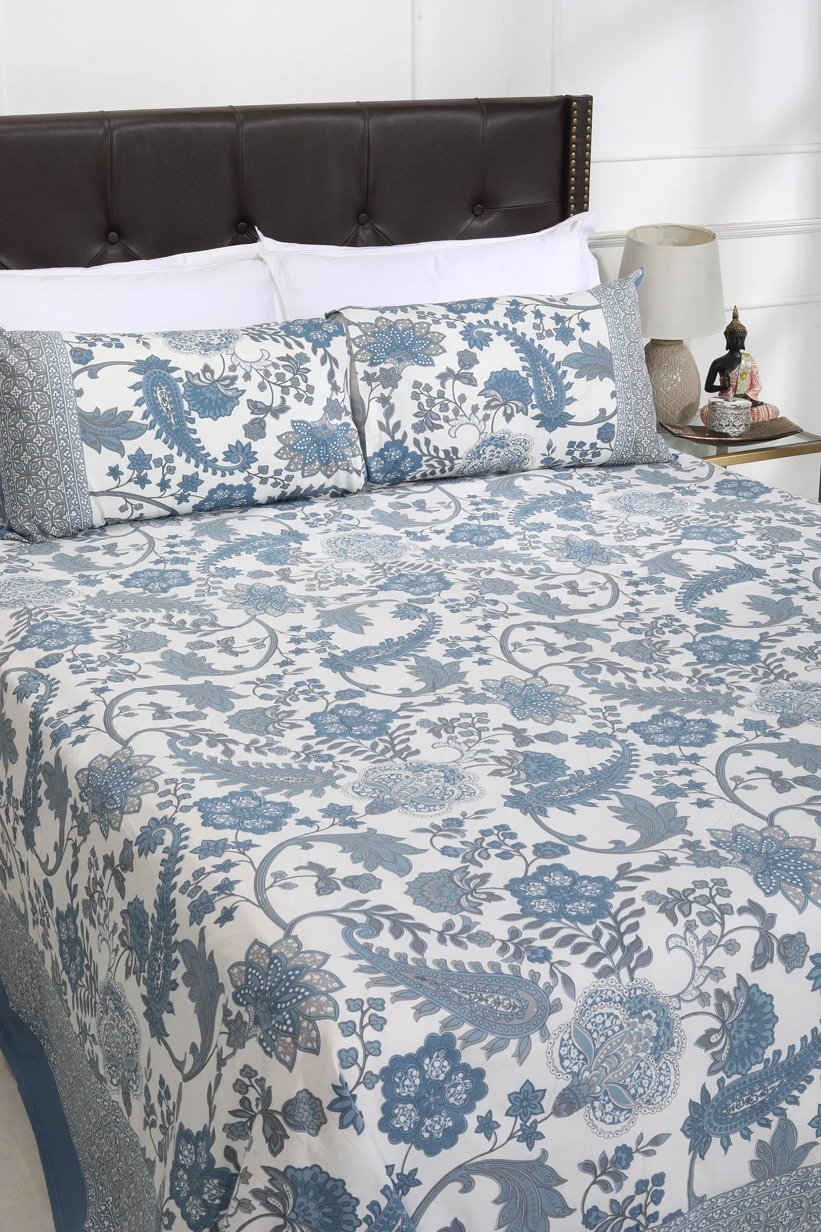 Floral Grace Cotton Bedsheet