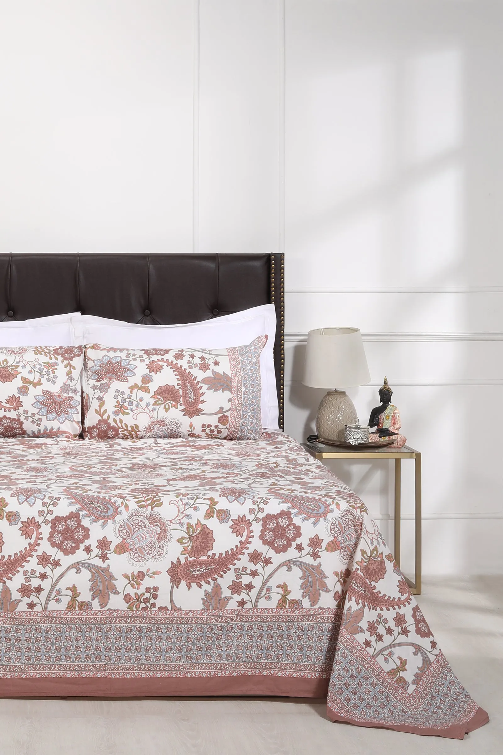 Floral Grace Cotton Bedsheet