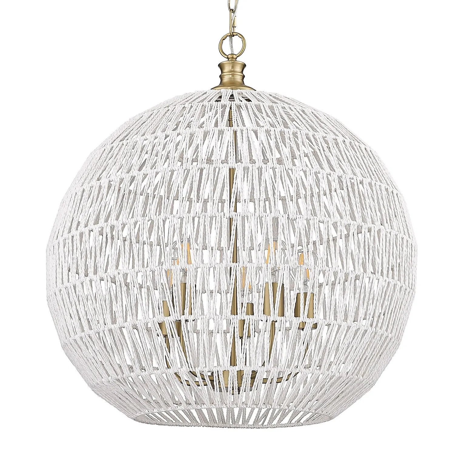 Florence 5 Light Pendant in Brushed Champagne Bronze