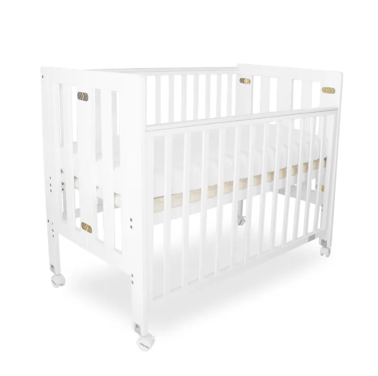 [FOC Assembly] Babyhood Fold N Go Cot Whit   Breathe Eze Tm Standard Cot Mattress 1200 x 600 [Bundle Pack] (1 yr warranty)