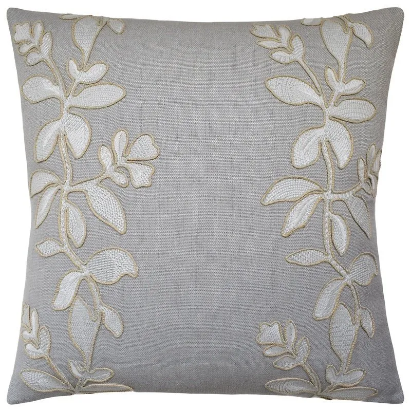 Ginger Flower Feather Decorative Pillow by Ryan Studio