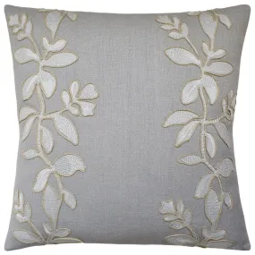 Ginger Flower Feather Decorative Pillow by Ryan Studio