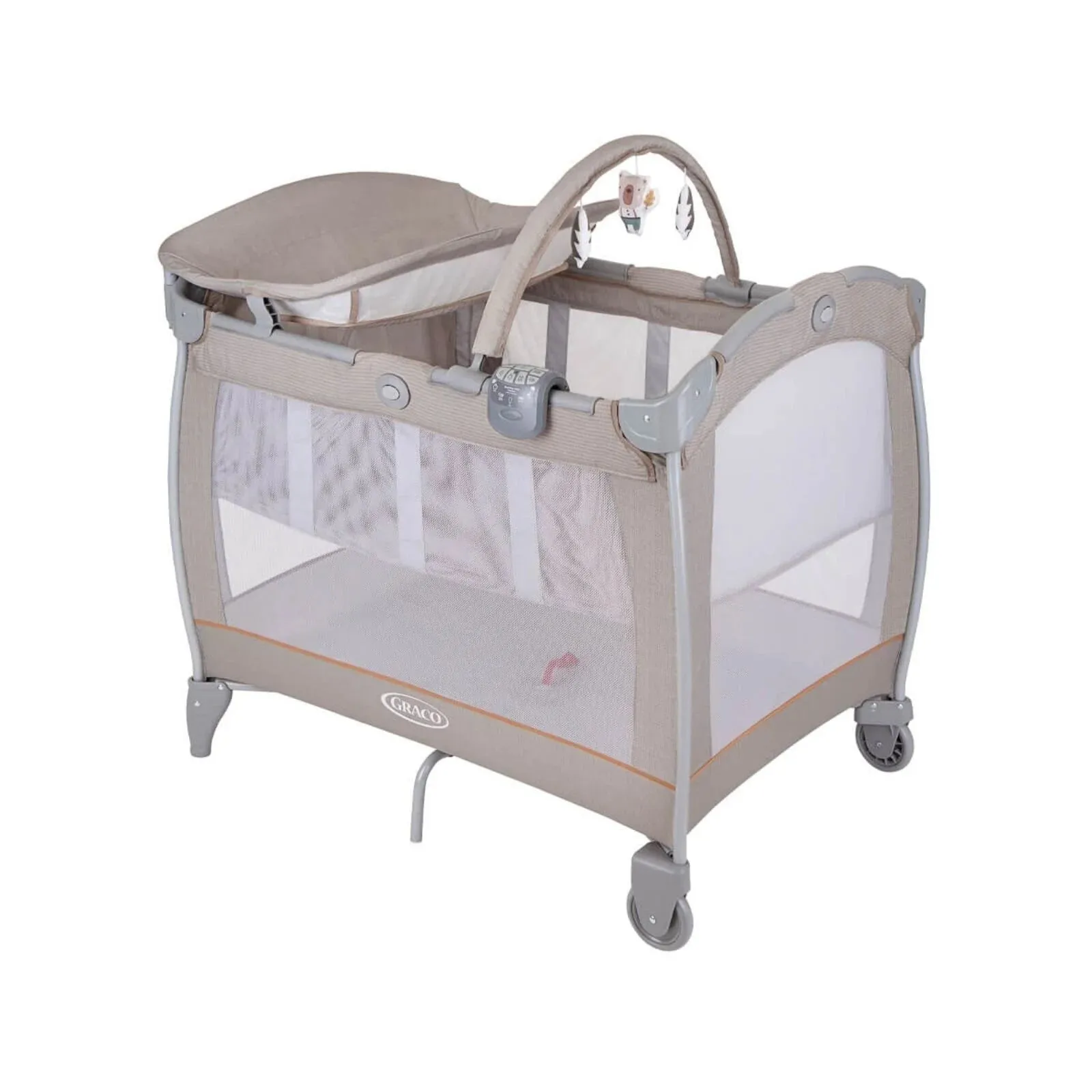 Graco Contour Electra Bassinet Travel Cot with Changing Table - Little Adventures