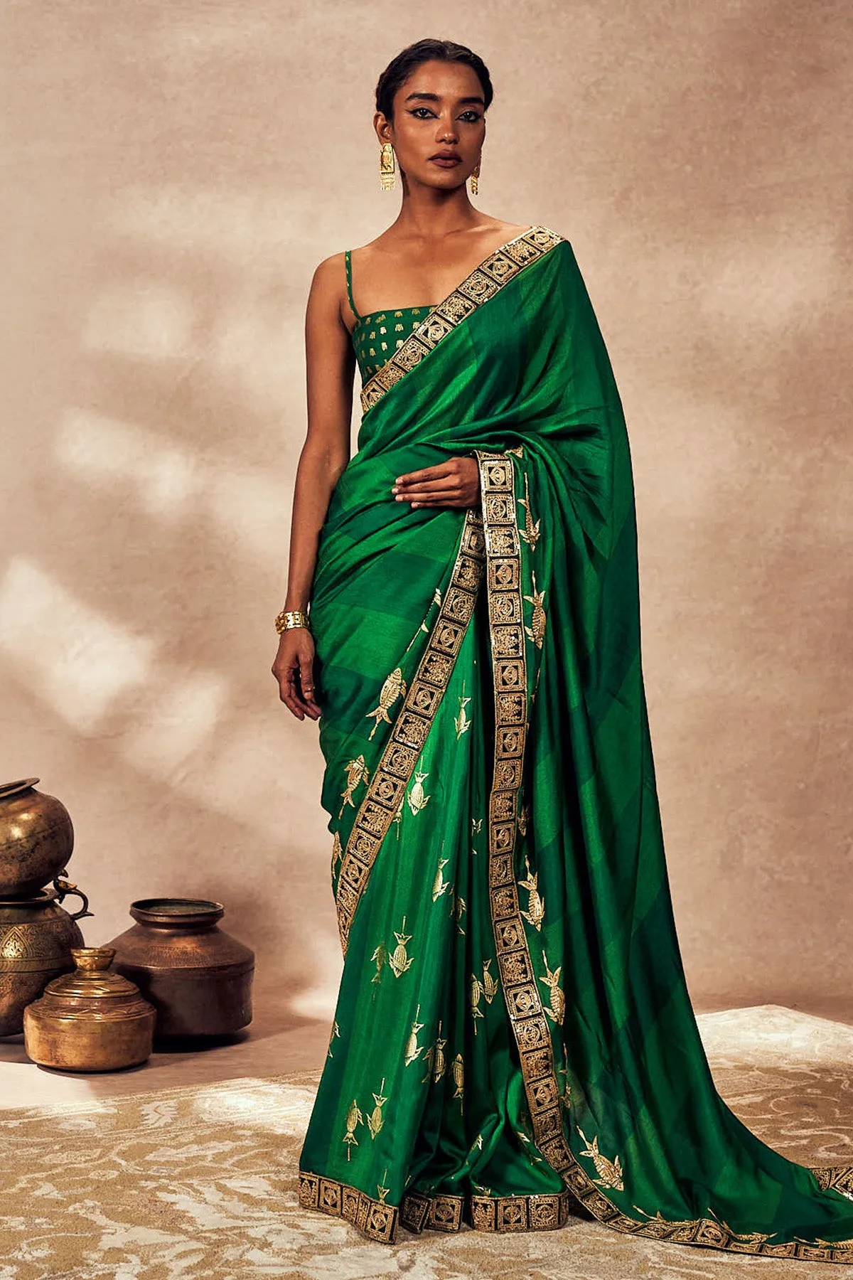 Green Mystic Saree