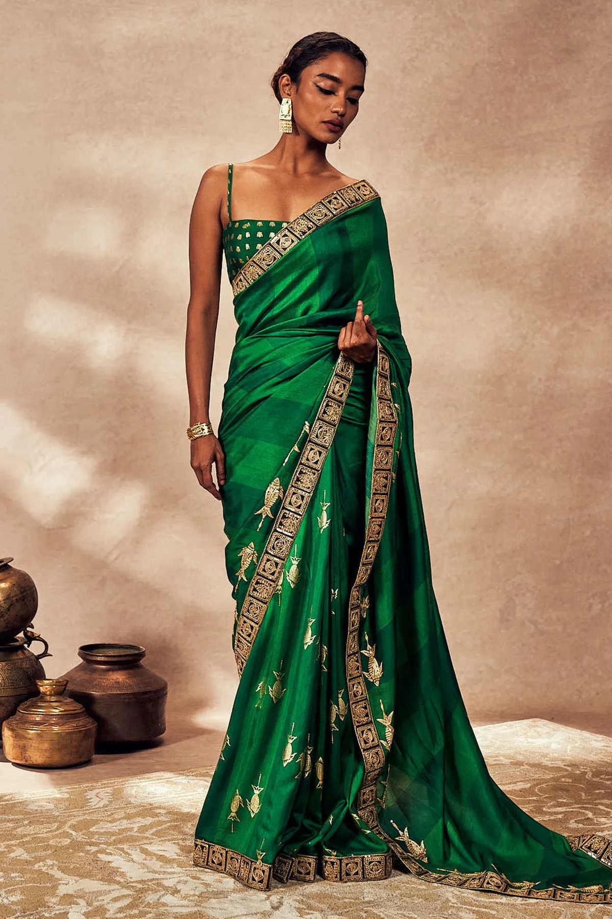 Green Mystic Saree