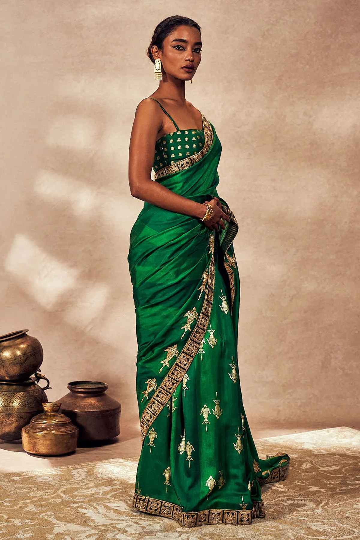 Green Mystic Saree