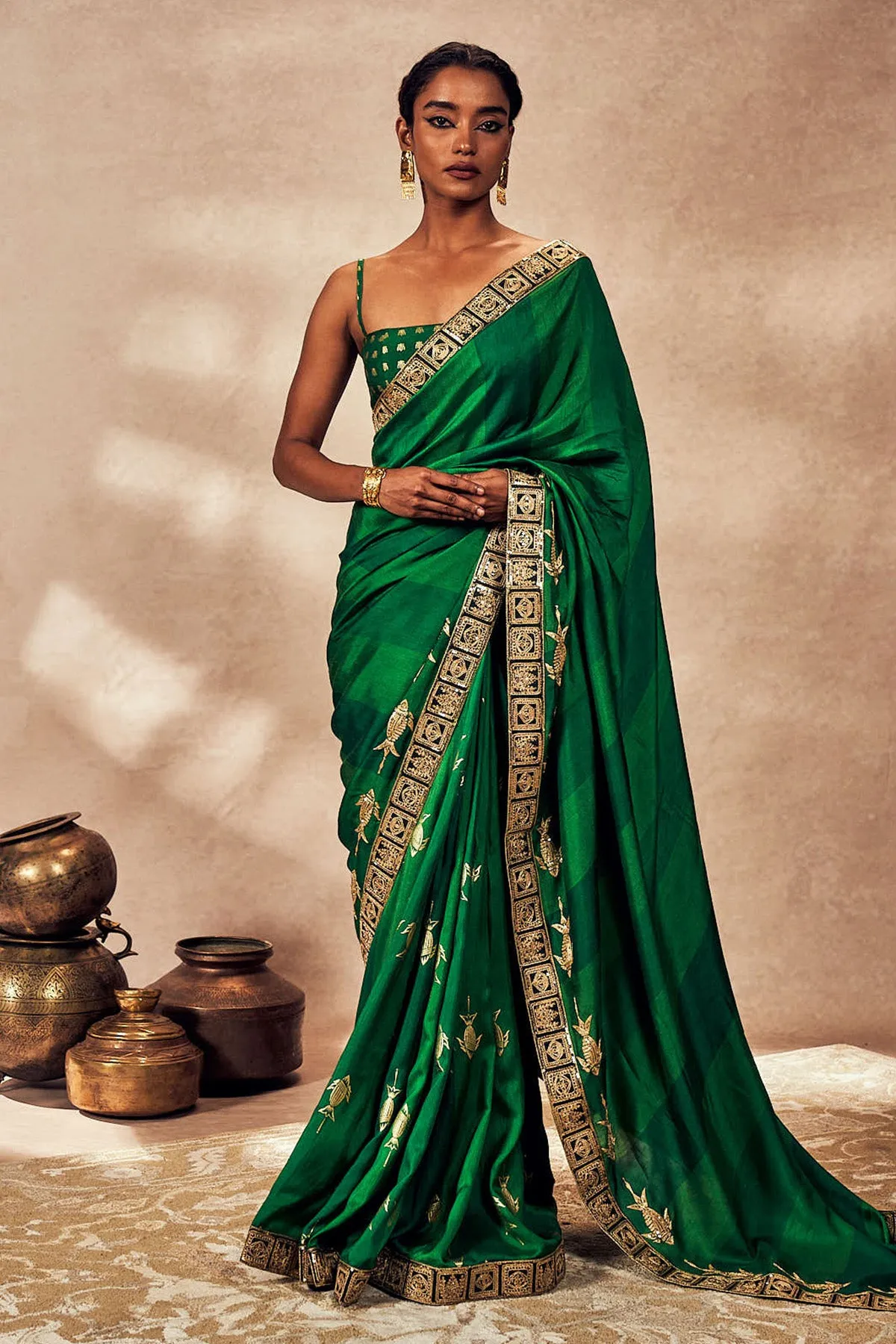 Green Mystic Saree