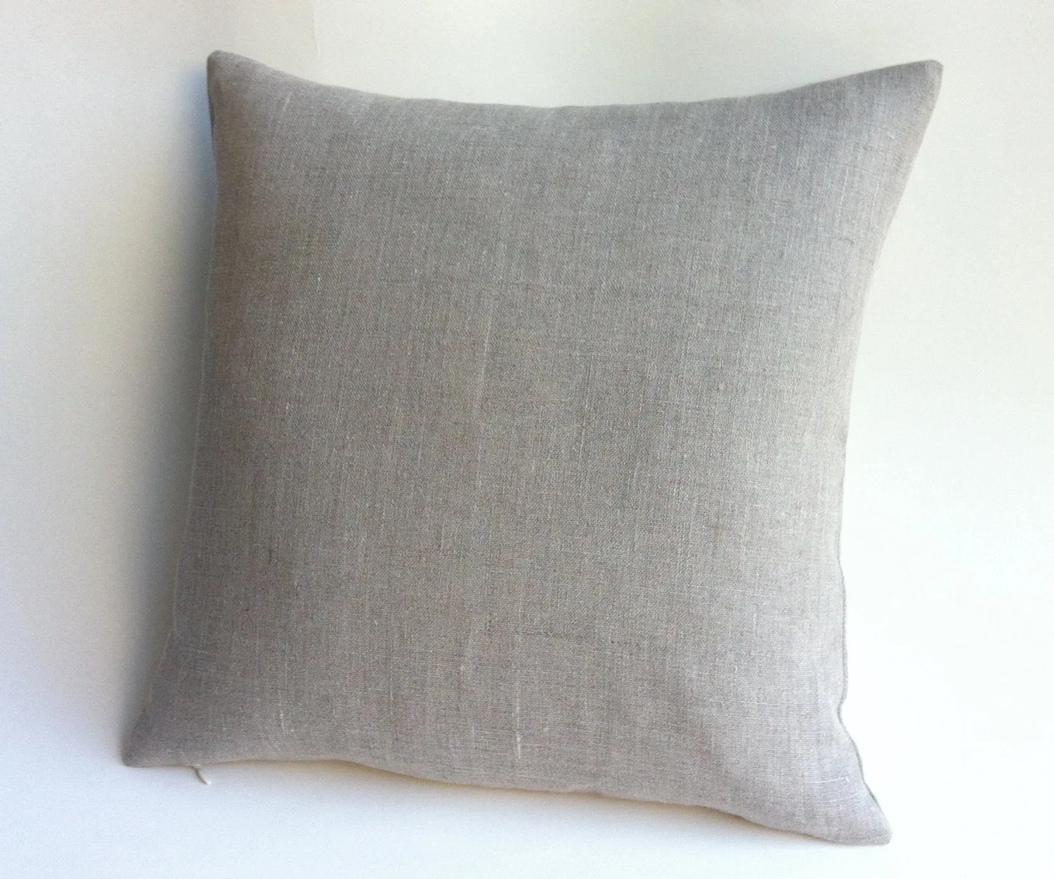 Greige Linen Pillow Cover / Oatmeal Linen / Greige Pillow Case / Flax Linen Pillow Case / King Linen Sham / Standard Pillow Case