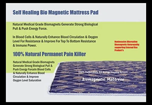 GT Enterprise BIO Magnetic Mattress Protector with 1 Pillow (4X6 feet) Brown