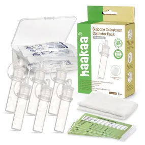 Haakaa Colostrum Collector Set - 4ml 6 Pack (Pre-Sterilised)