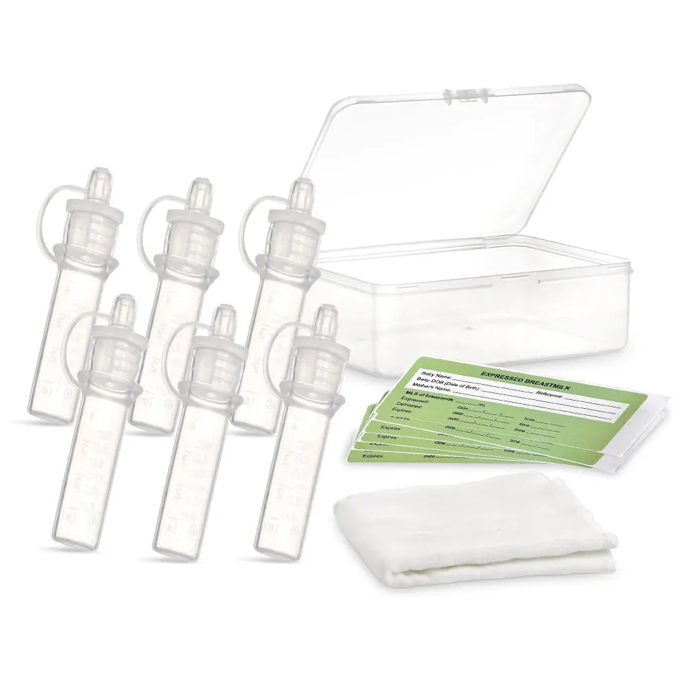 Haakaa Pre-Sterilized Silicone Colostrum Collector Set (6 pcs)