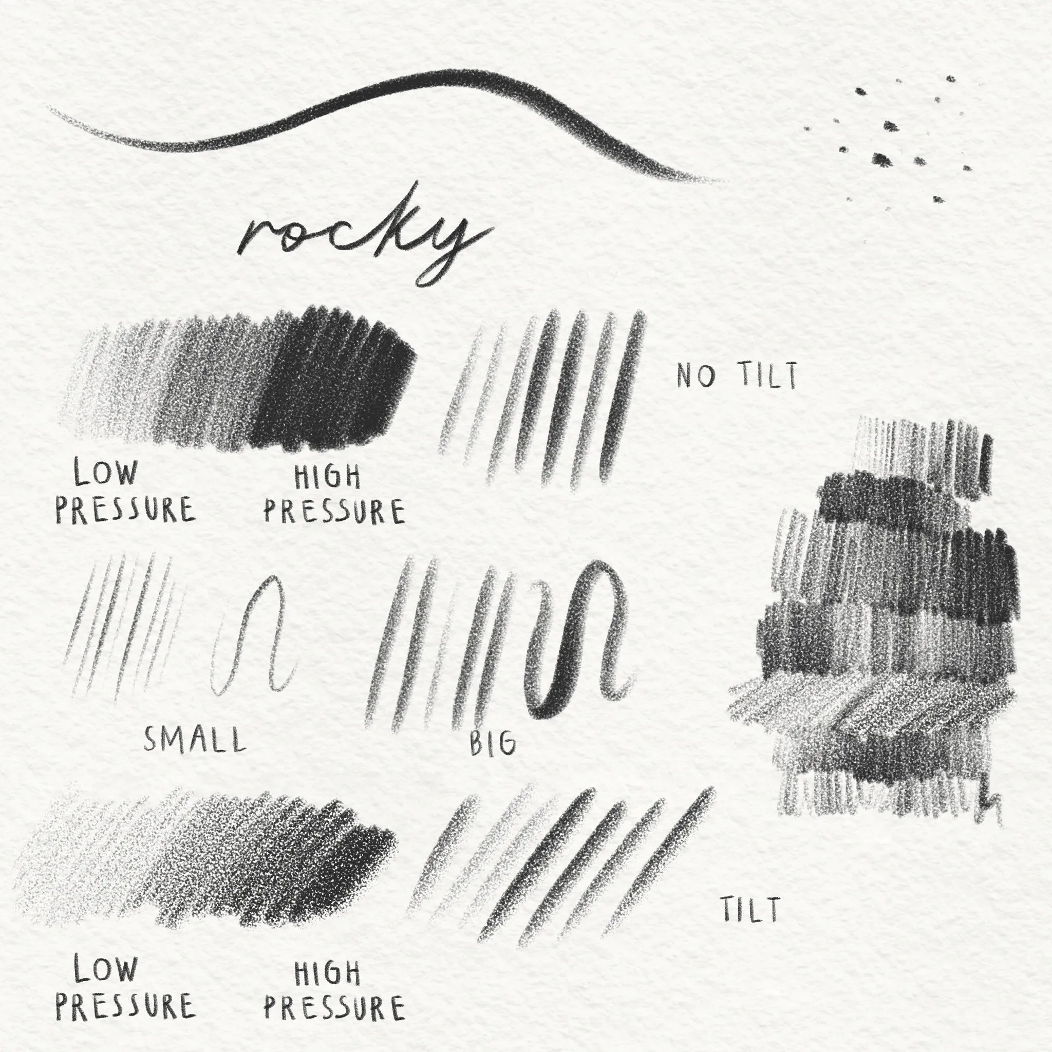 Heygiudi Mini Rocky Brush Set (for Procreate)