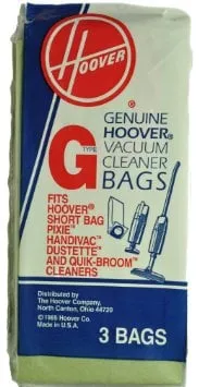 HOOVER VACUUM CLEANER - Bags type "G" 3 pack