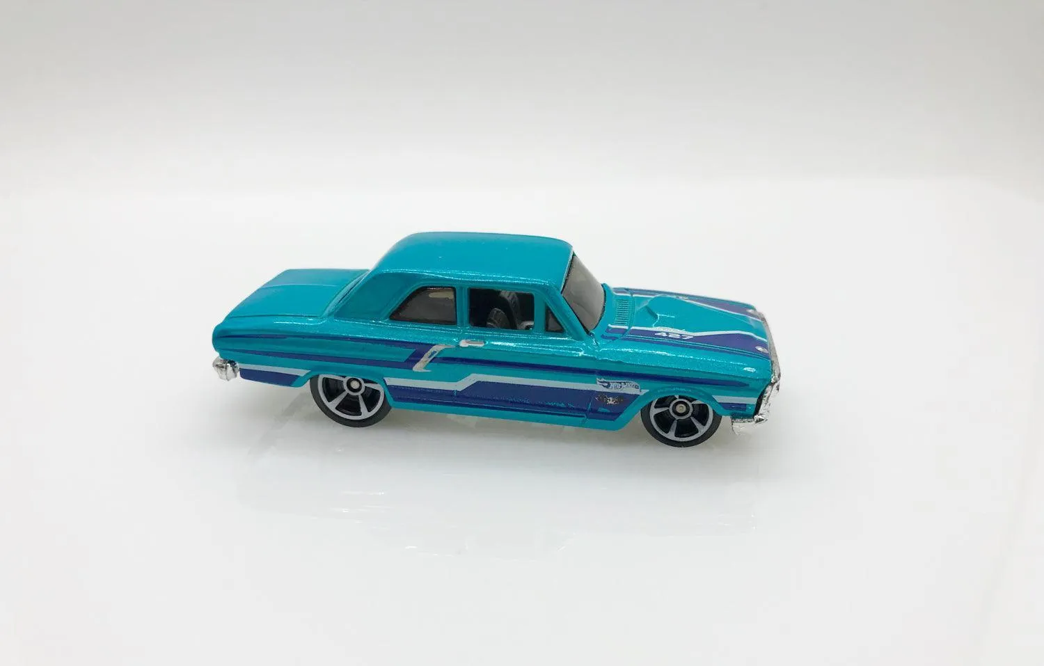 Hot Wheels '66 Teal Ford Thunderbolt (2012)