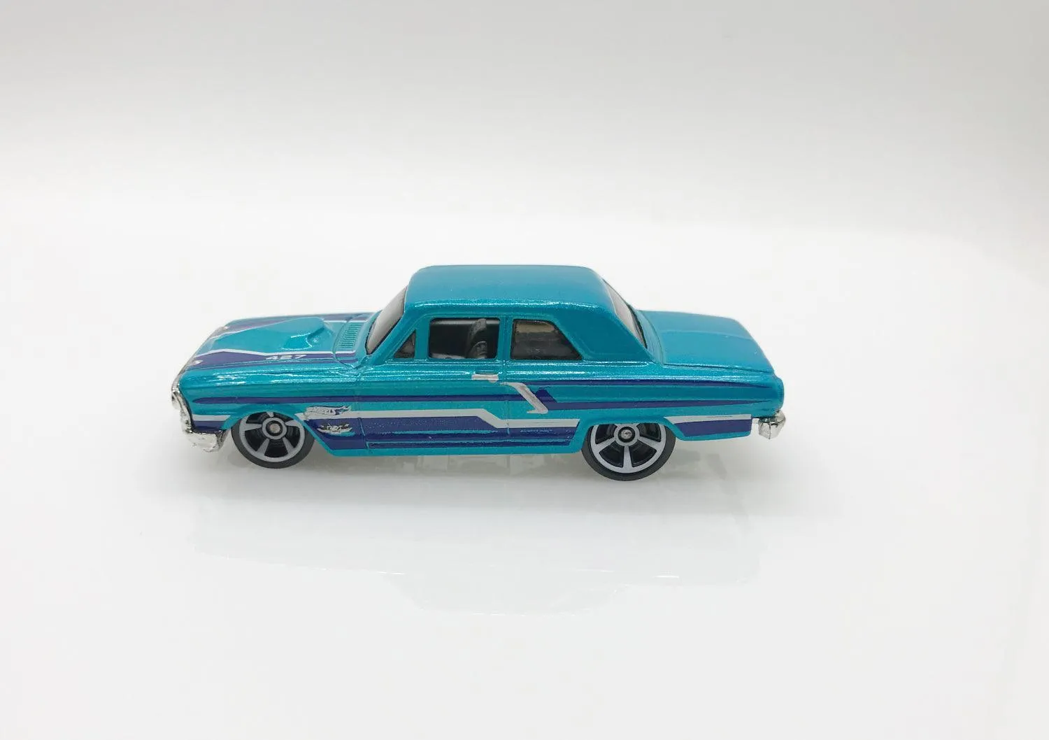 Hot Wheels '66 Teal Ford Thunderbolt (2012)