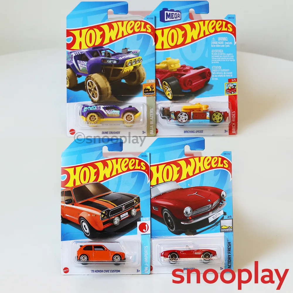 Hot Wheels Car Set of 4 [HW 49]