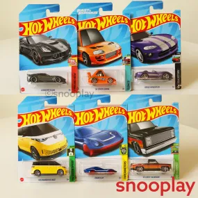 Hot Wheels Car Set of 6 [HW 38]