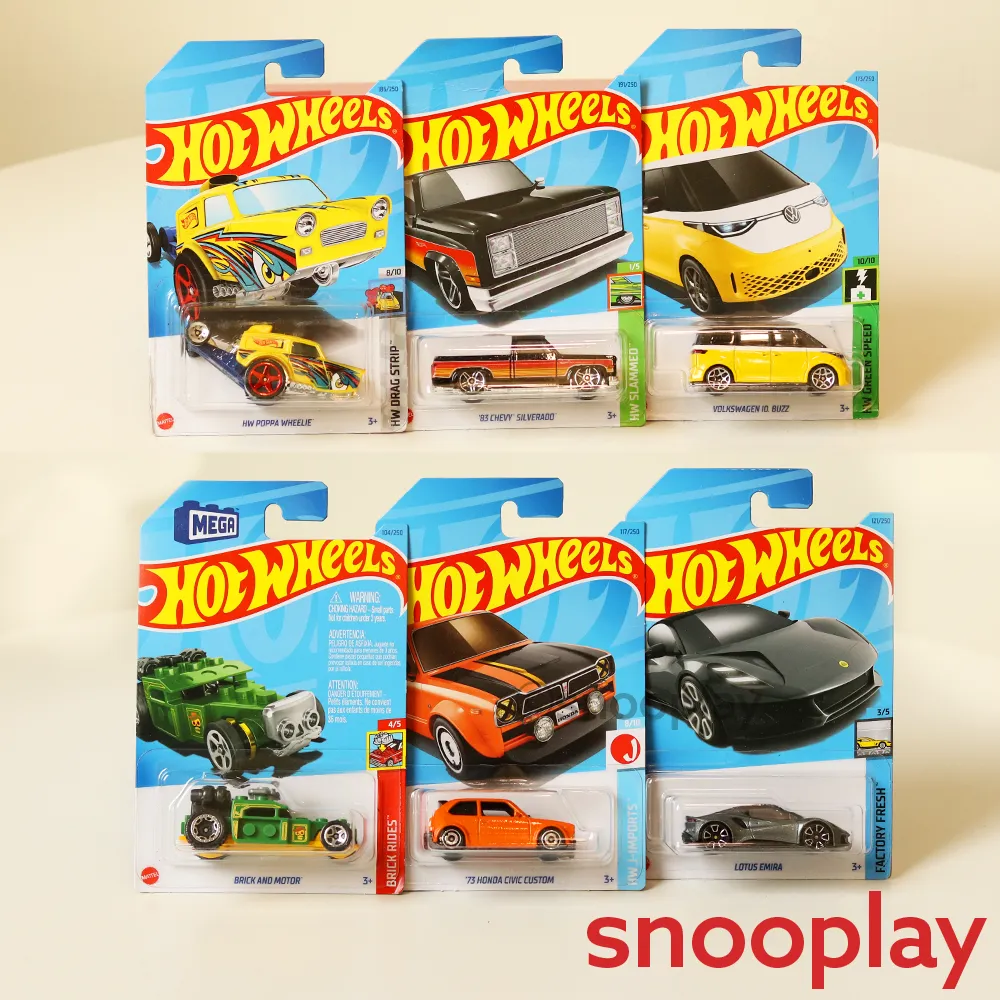 Hot Wheels Car Set of 6 [HW 45]