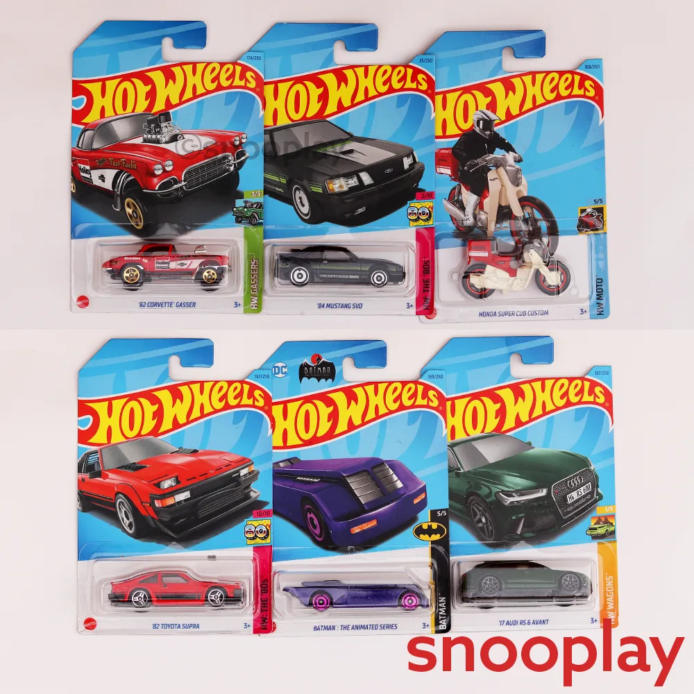 Hot Wheels Car Set of 6 [HW 52]