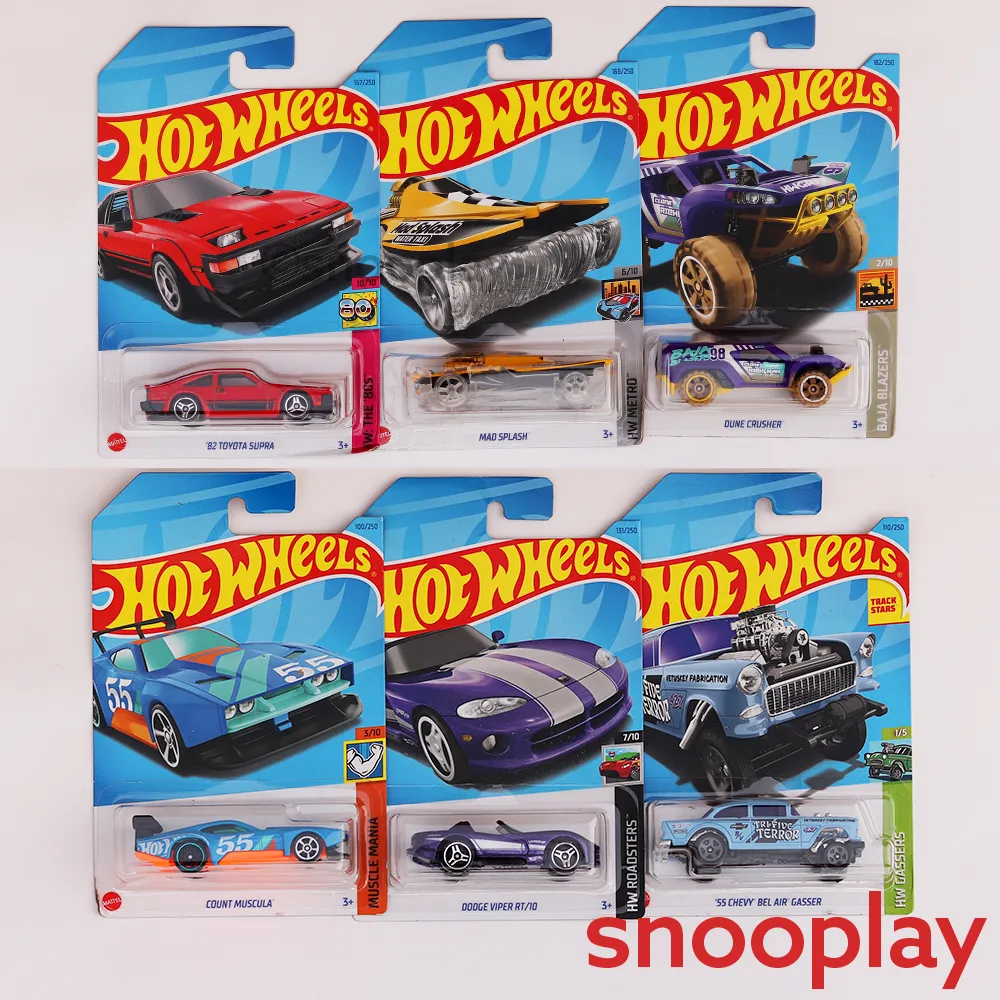 Hot Wheels Car Set of 6 [HW 57]