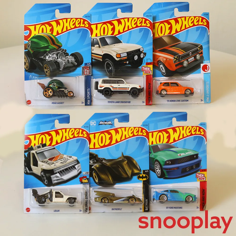 Hot Wheels Car Set of 6 [HW 62]