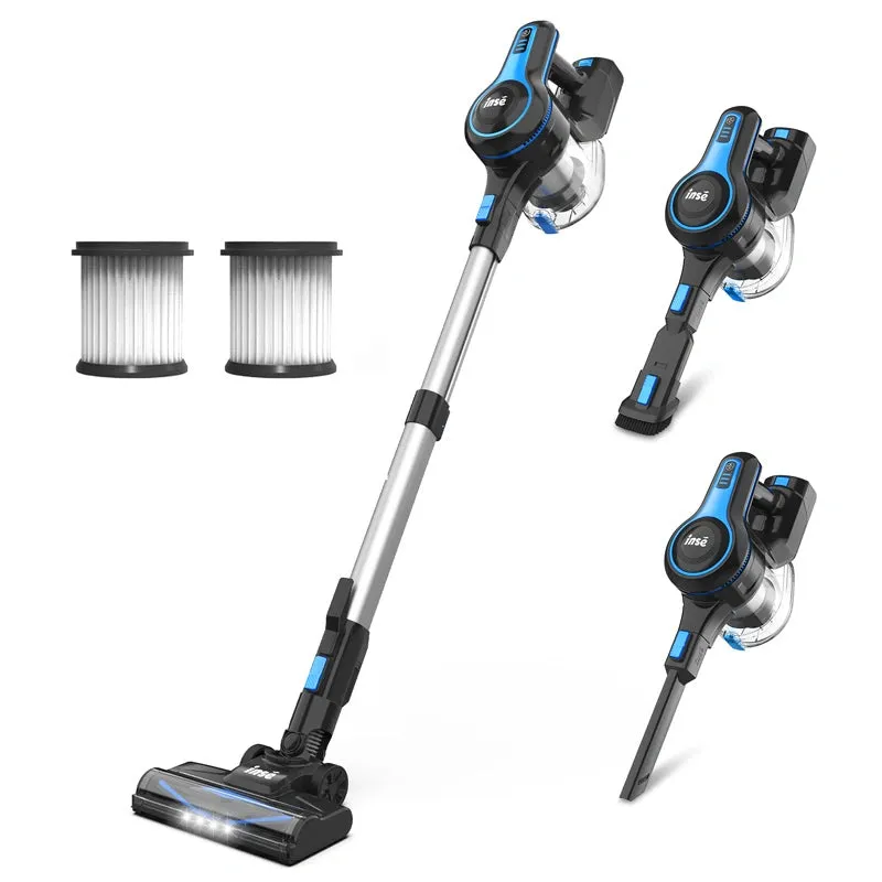 INSE N5T Cordless Vacuum 145w 12kpa Suction Power 6 in 1 Stick Vacuum