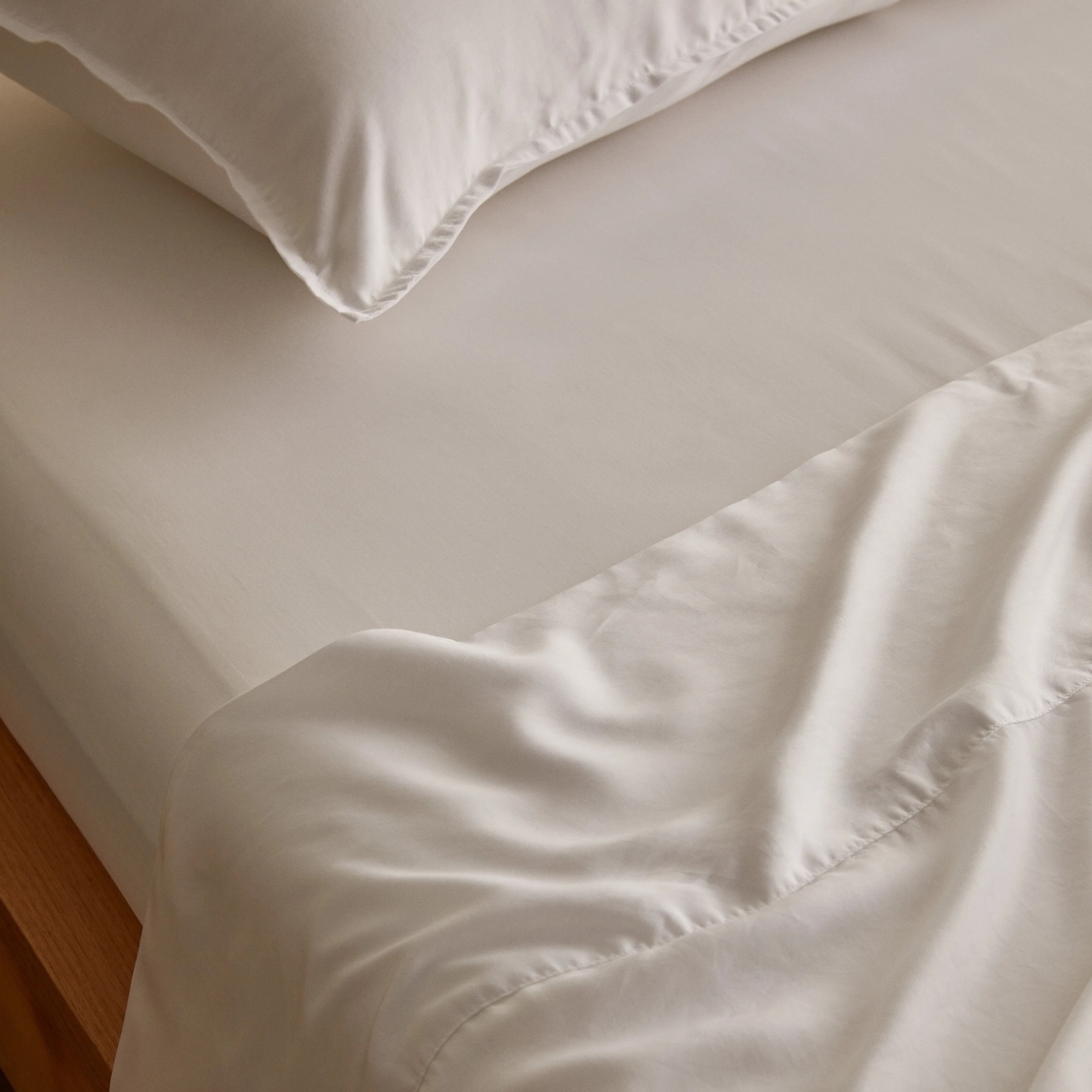 Kane Bamboo - White Flat Sheet